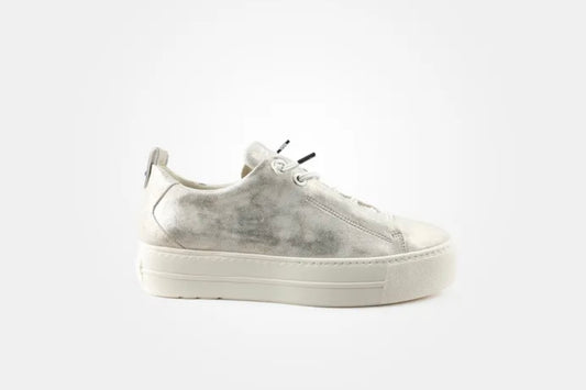 Paul Green silver platform sneaker