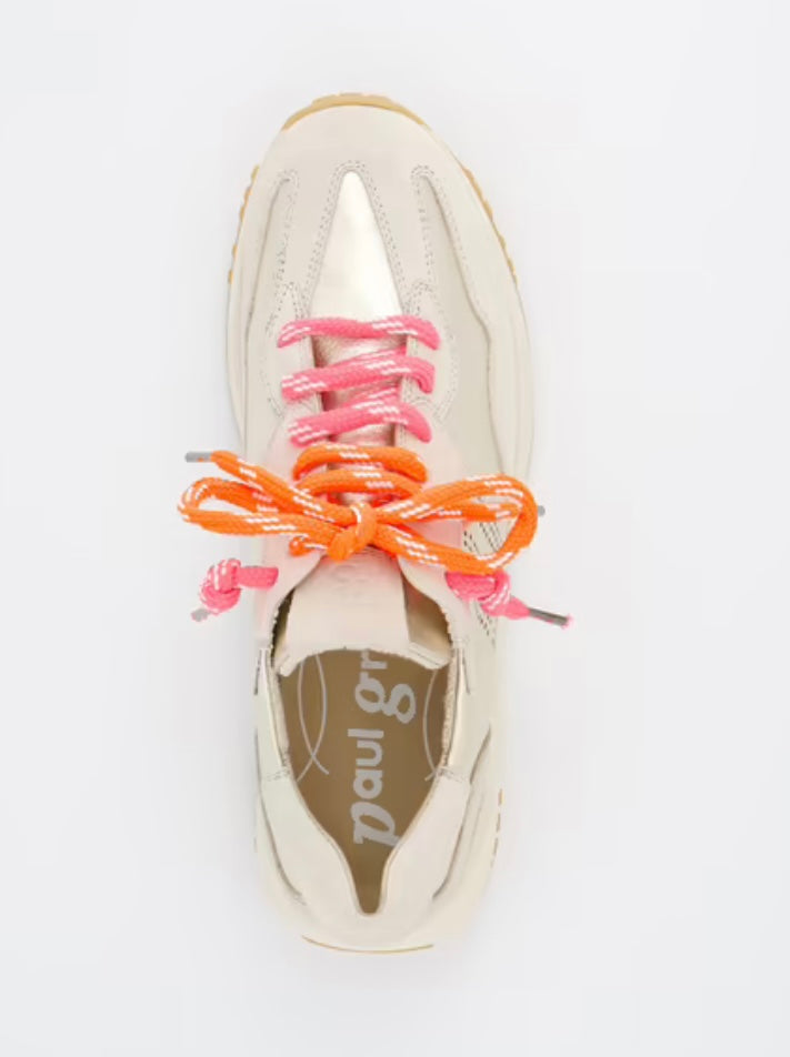 Paul green gold and beige sneakers