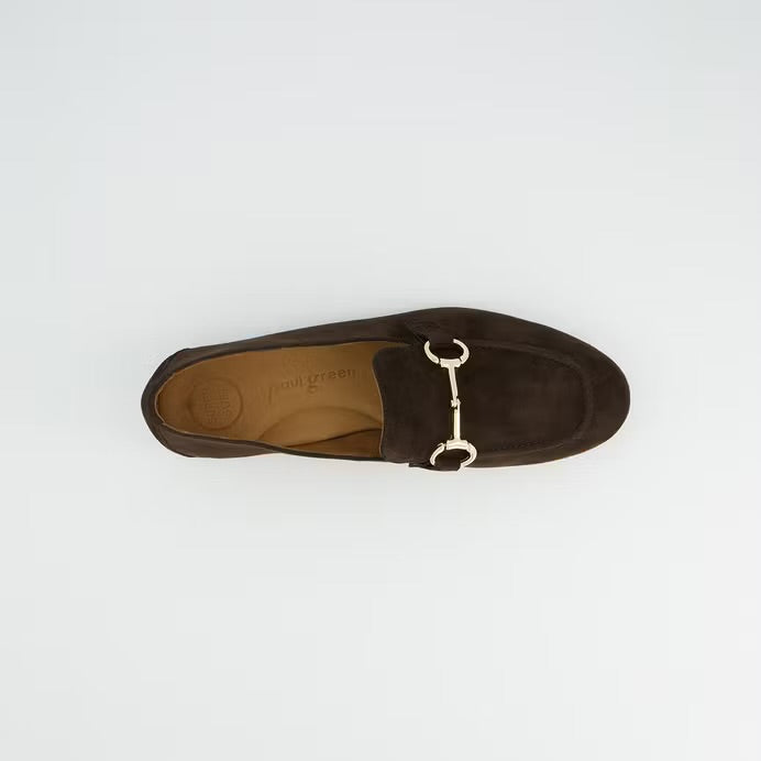 Paul Green Brown suede loafers - Melissakshoes