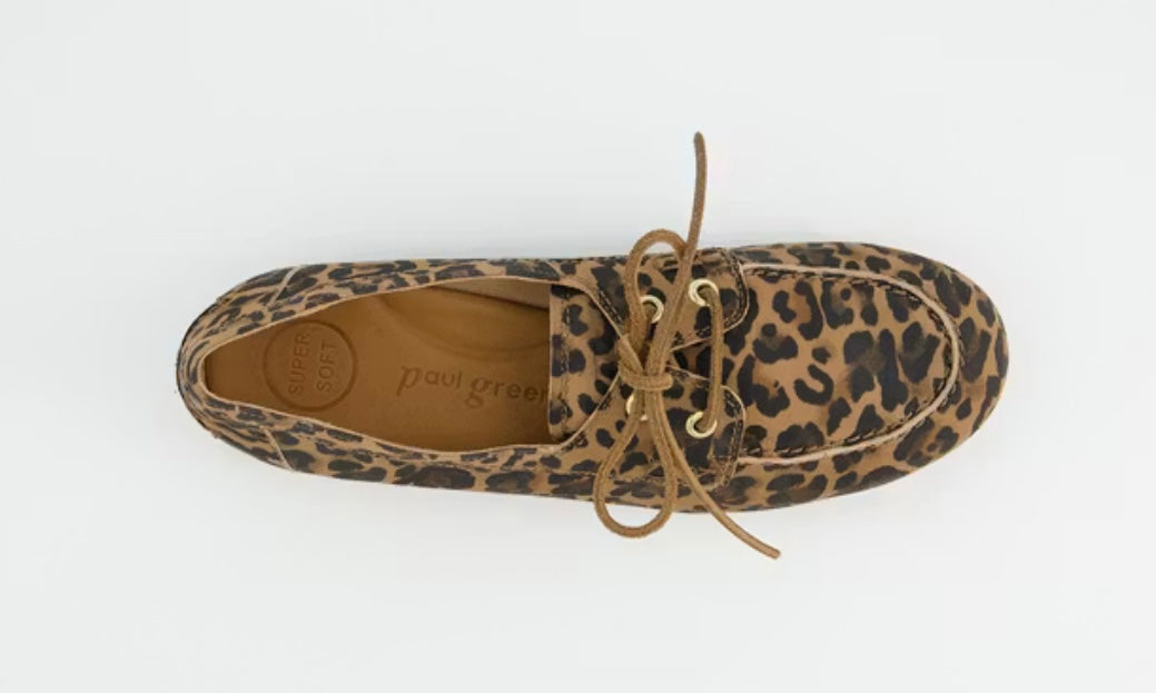 Paul green leopard print moccasins