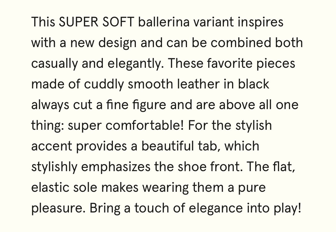 Paul Green black leather ballerinas