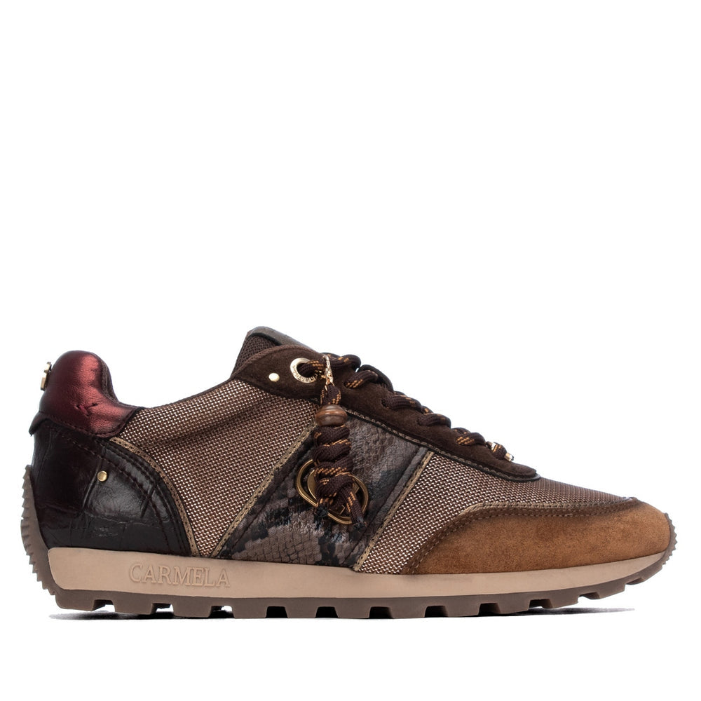 Carmela brown and tan sneaker