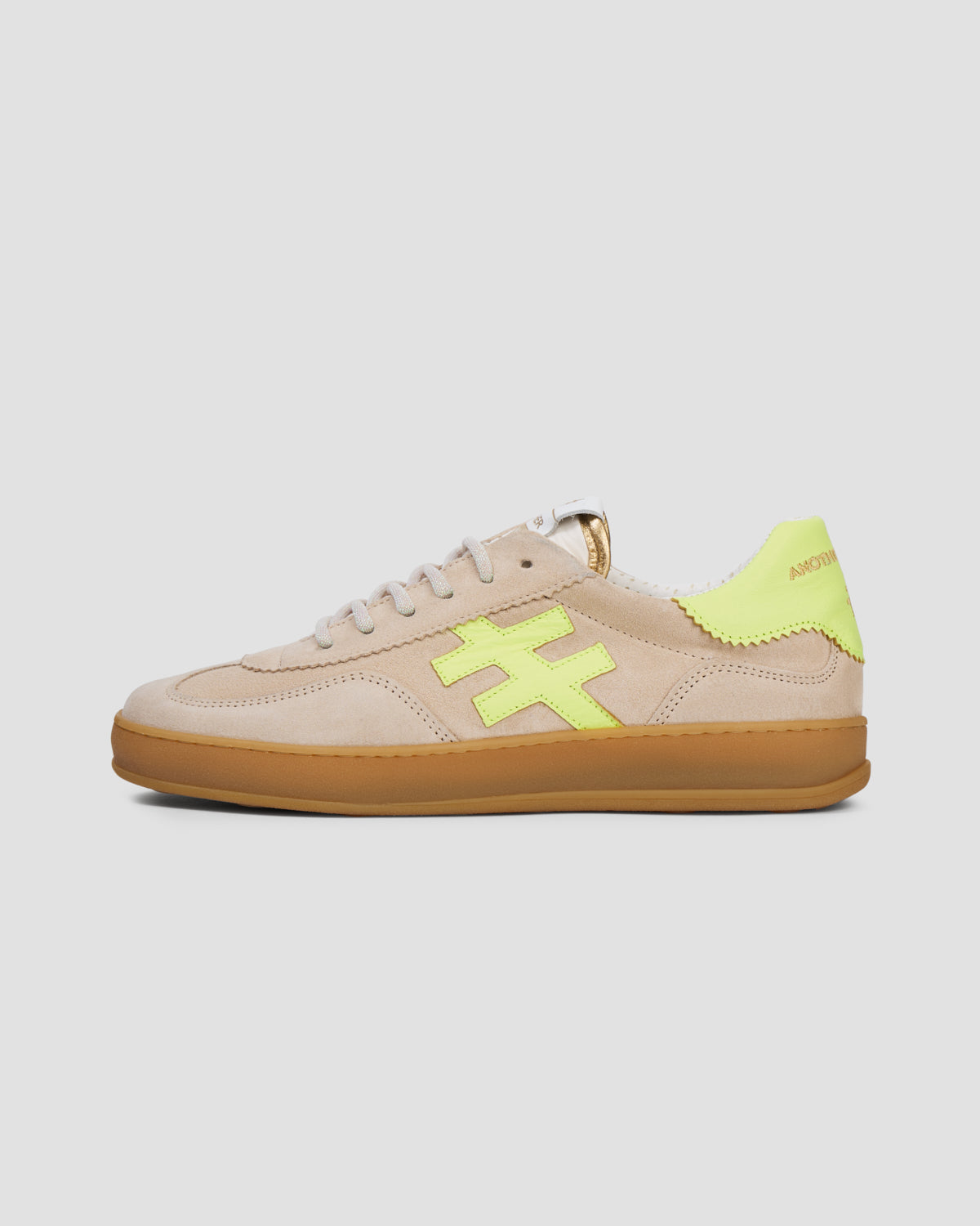 Another Trend beige suede sneakers - Melissakshoes
