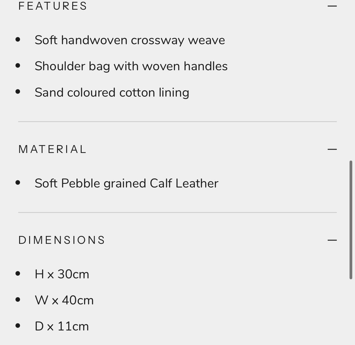 Alēo soft pebble shoulder bag