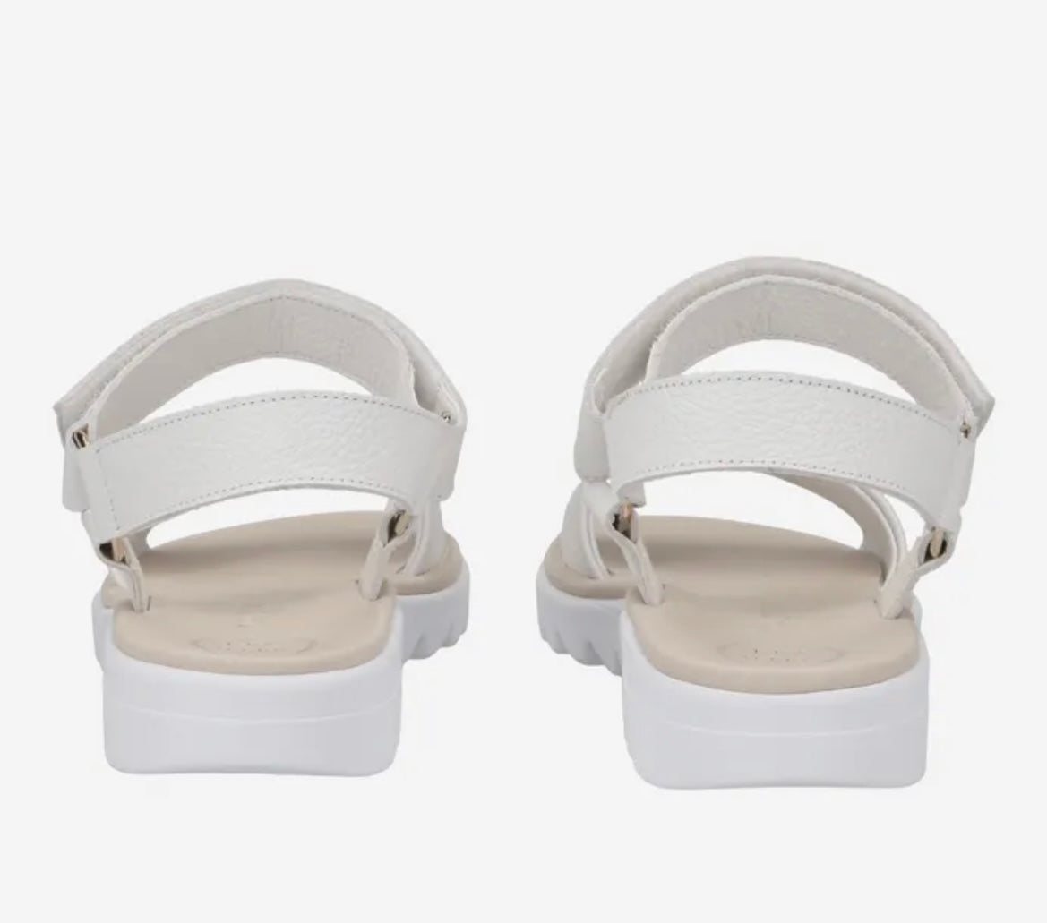 Paul Green super soft white leather sandal