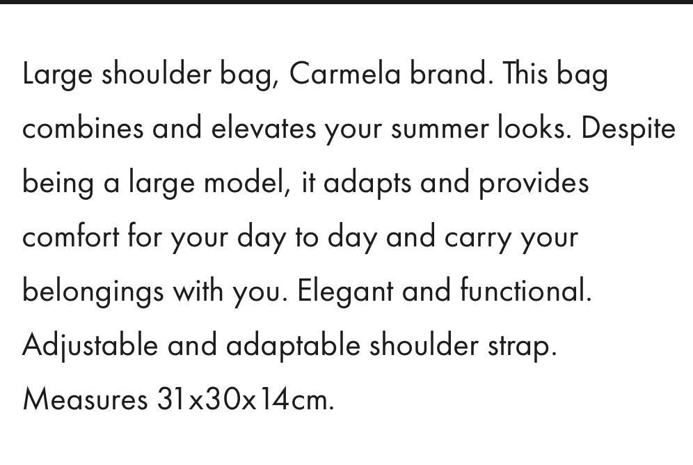 Carmela leather and suede shoulder bag