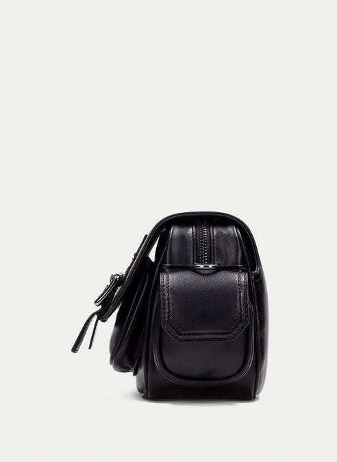 Hispanitas black leather crossbody bag
