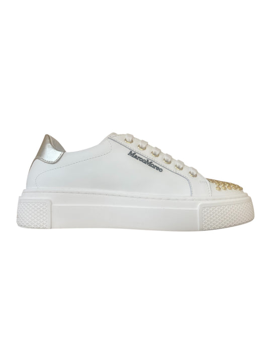 Marco moreo white leather sneakers