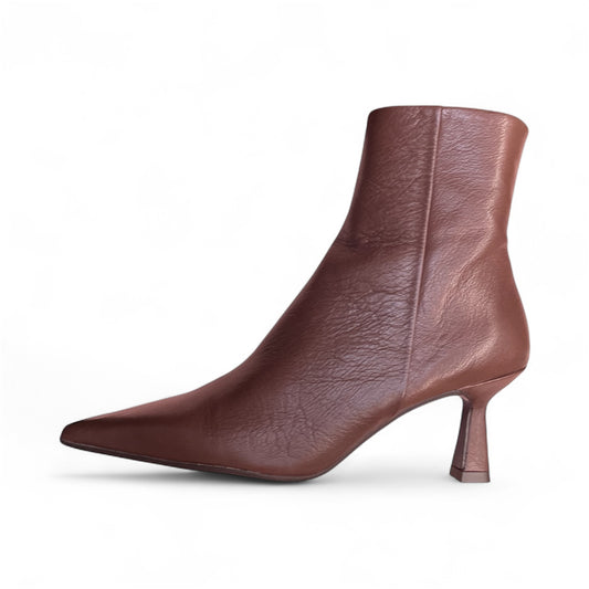 Marian brown leather ankle boots