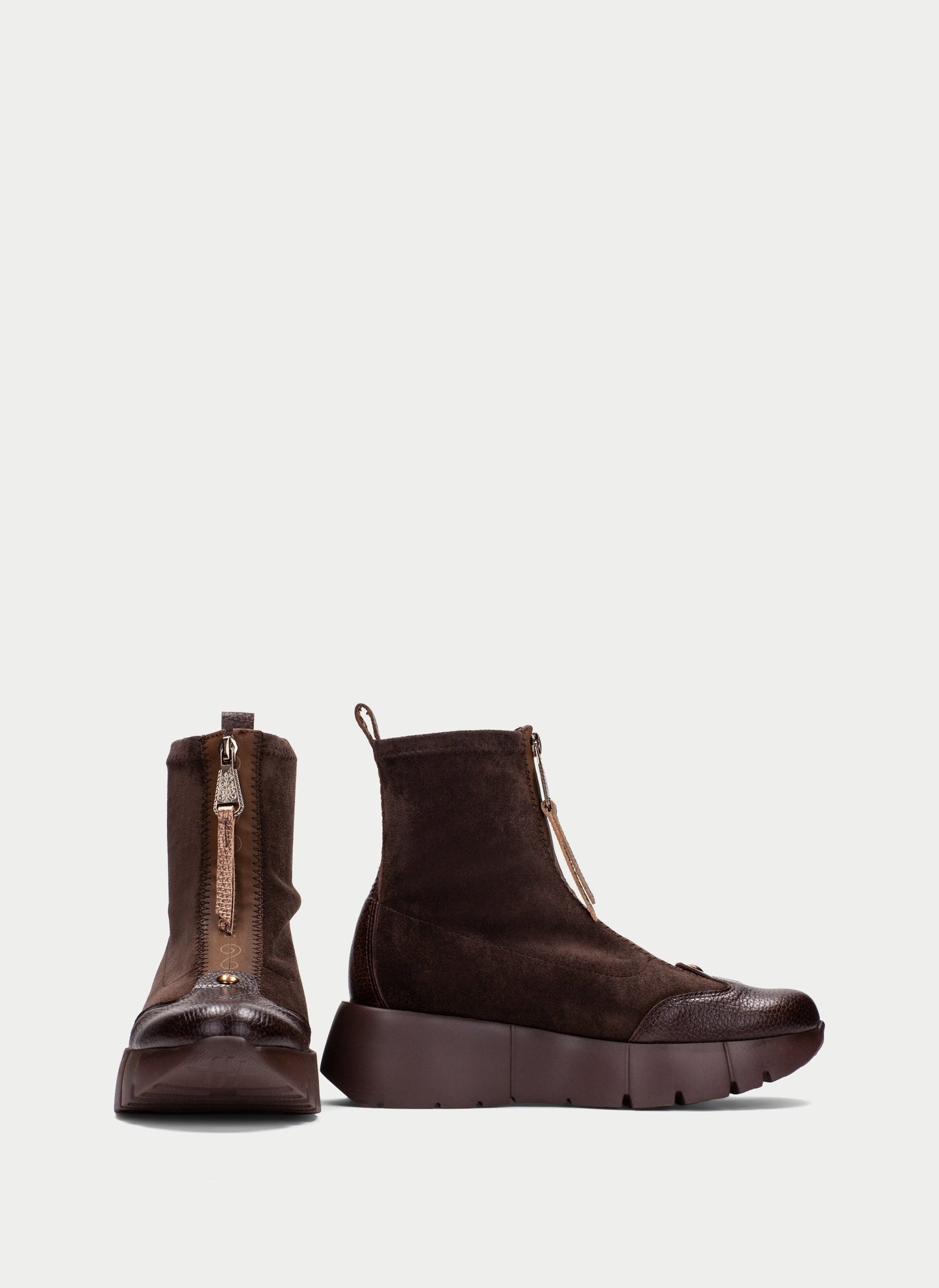 Hispanitas chocolate ankle boot