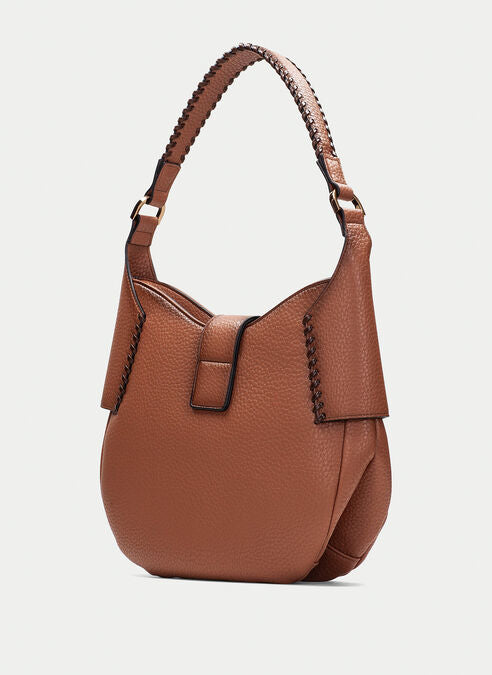 Hispanitas tan leather shoulder bag