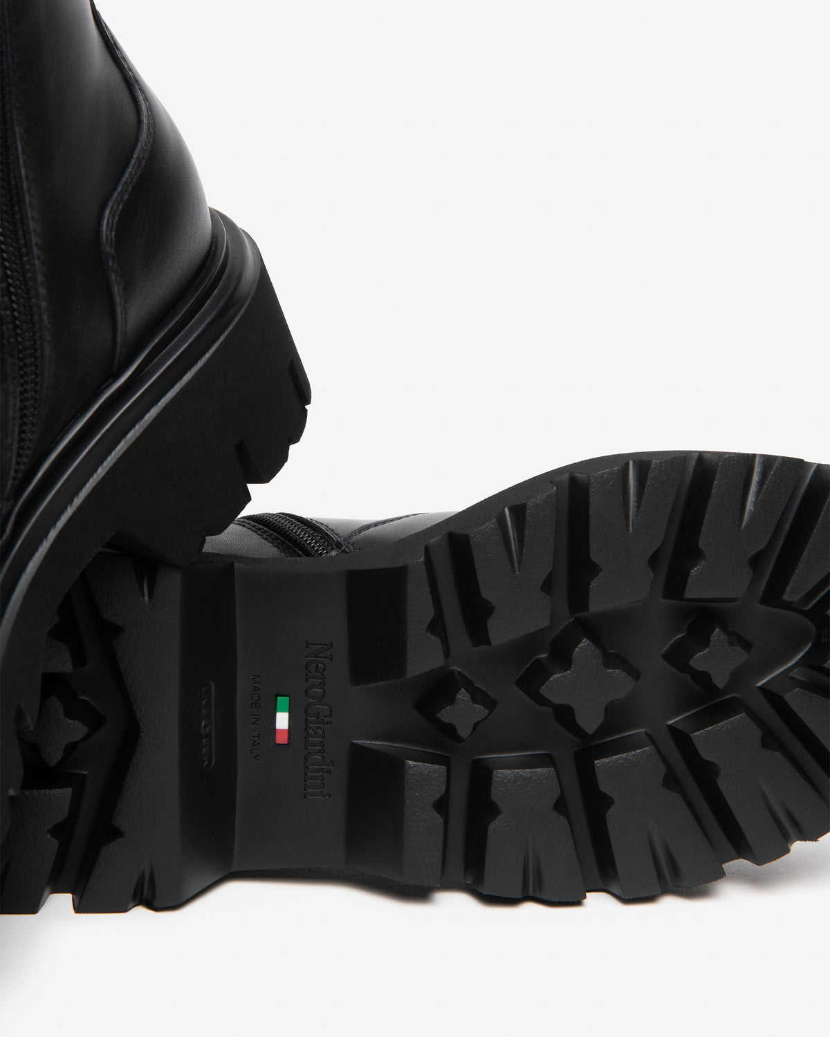 NeroGiardini black leather Chelsea boot