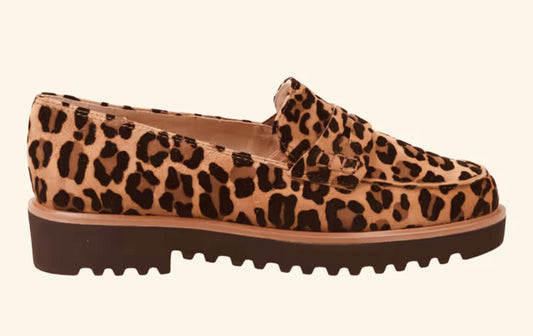 Paul Green leopard print loafer
