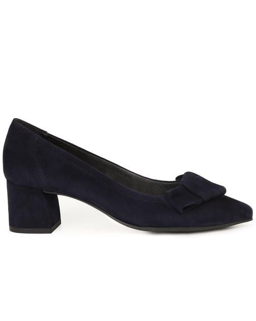 Paul Green navy suede shoes