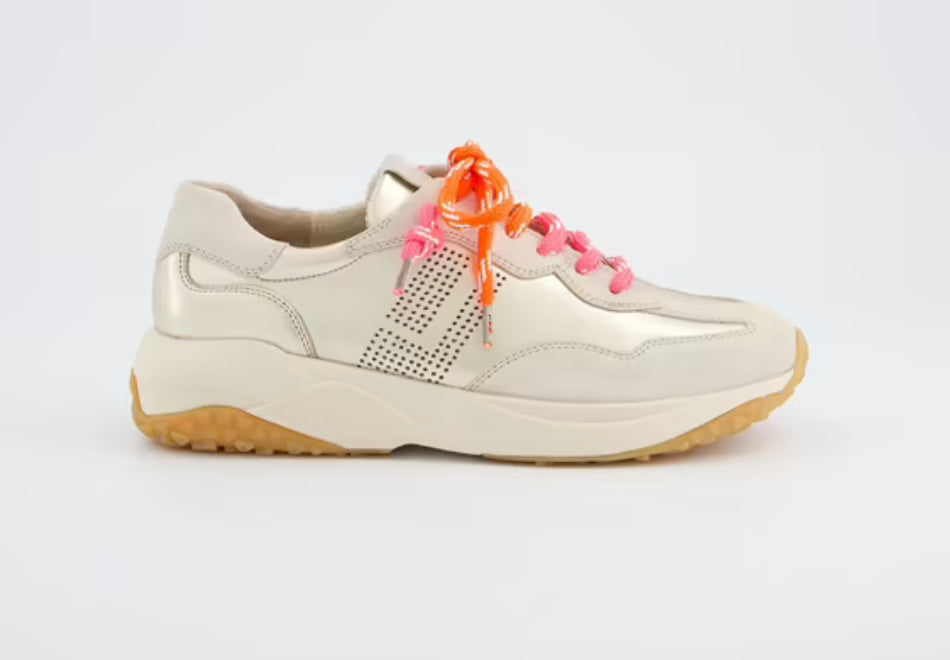 Paul green gold and beige sneakers