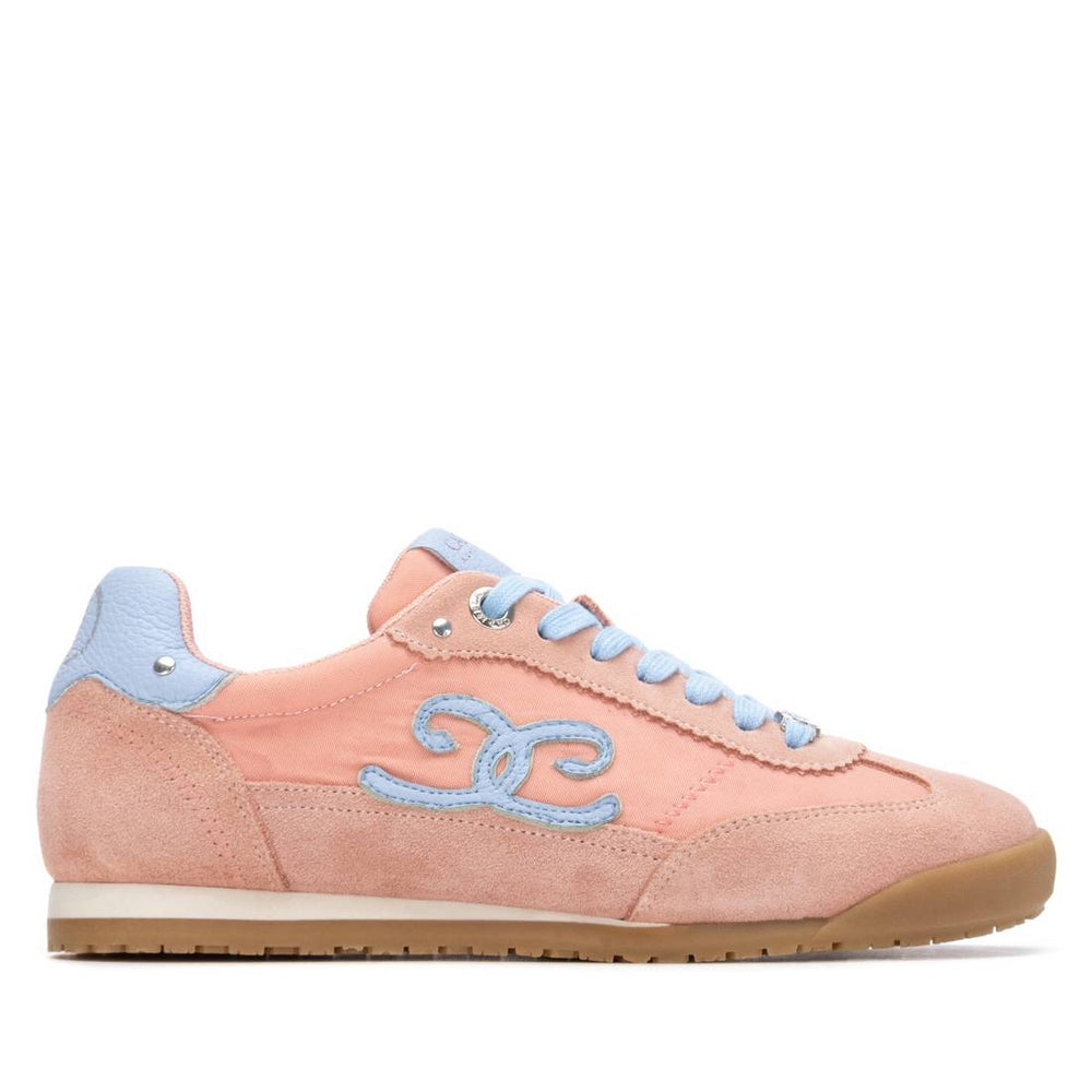 Carmela pink and blue suede sneakers - Melissakshoes