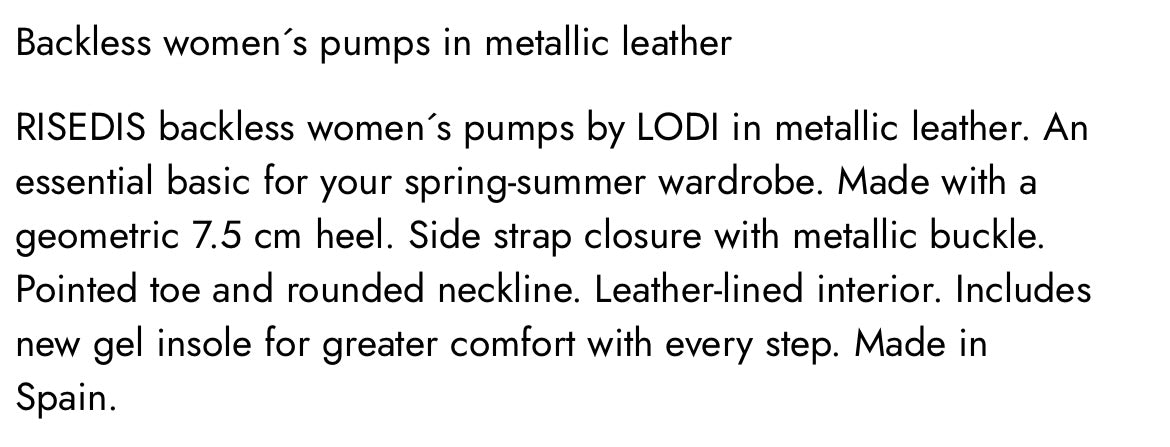 Lodi silver leather slingback pumps