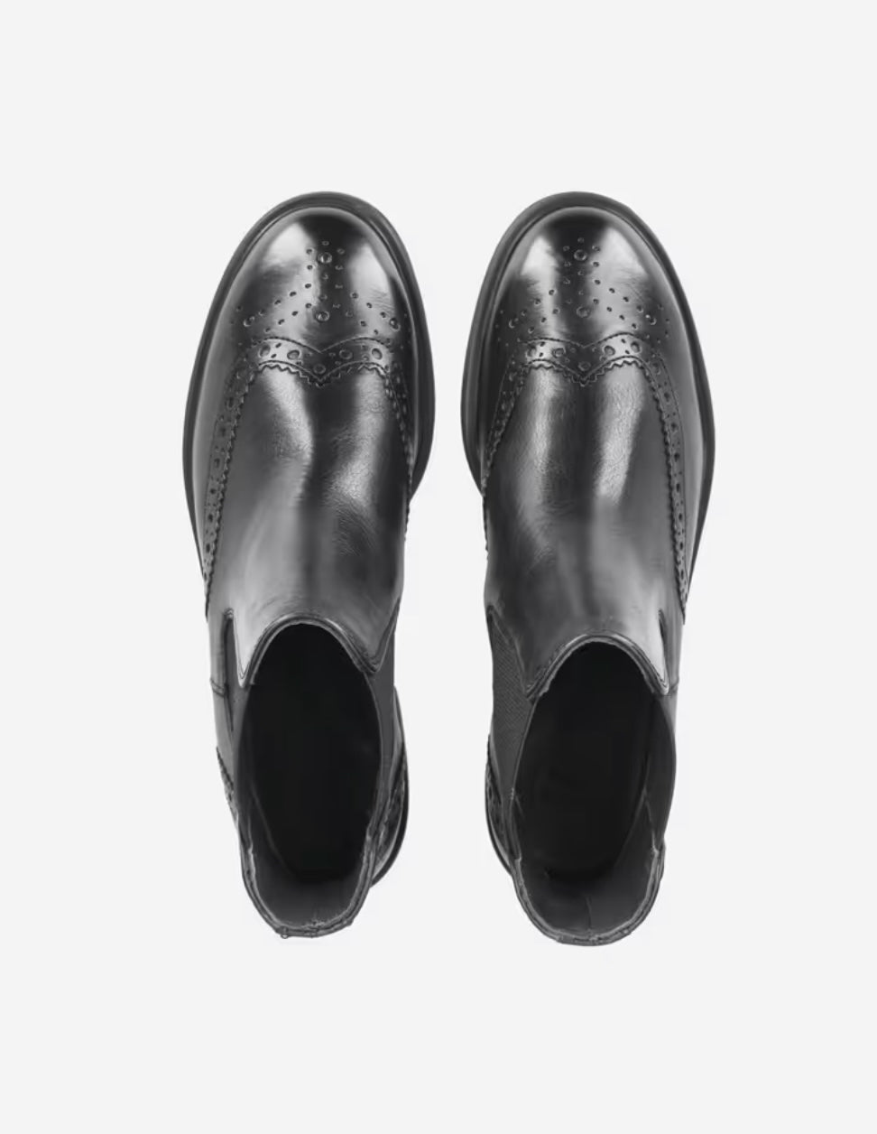 Paul Green classic black leather Chelsea boot - Melissakshoes