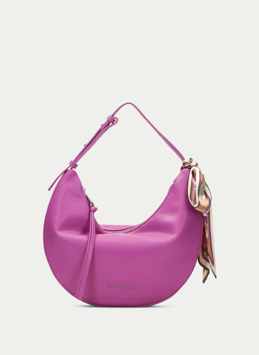 Hispanitas pink leather shoulder bag