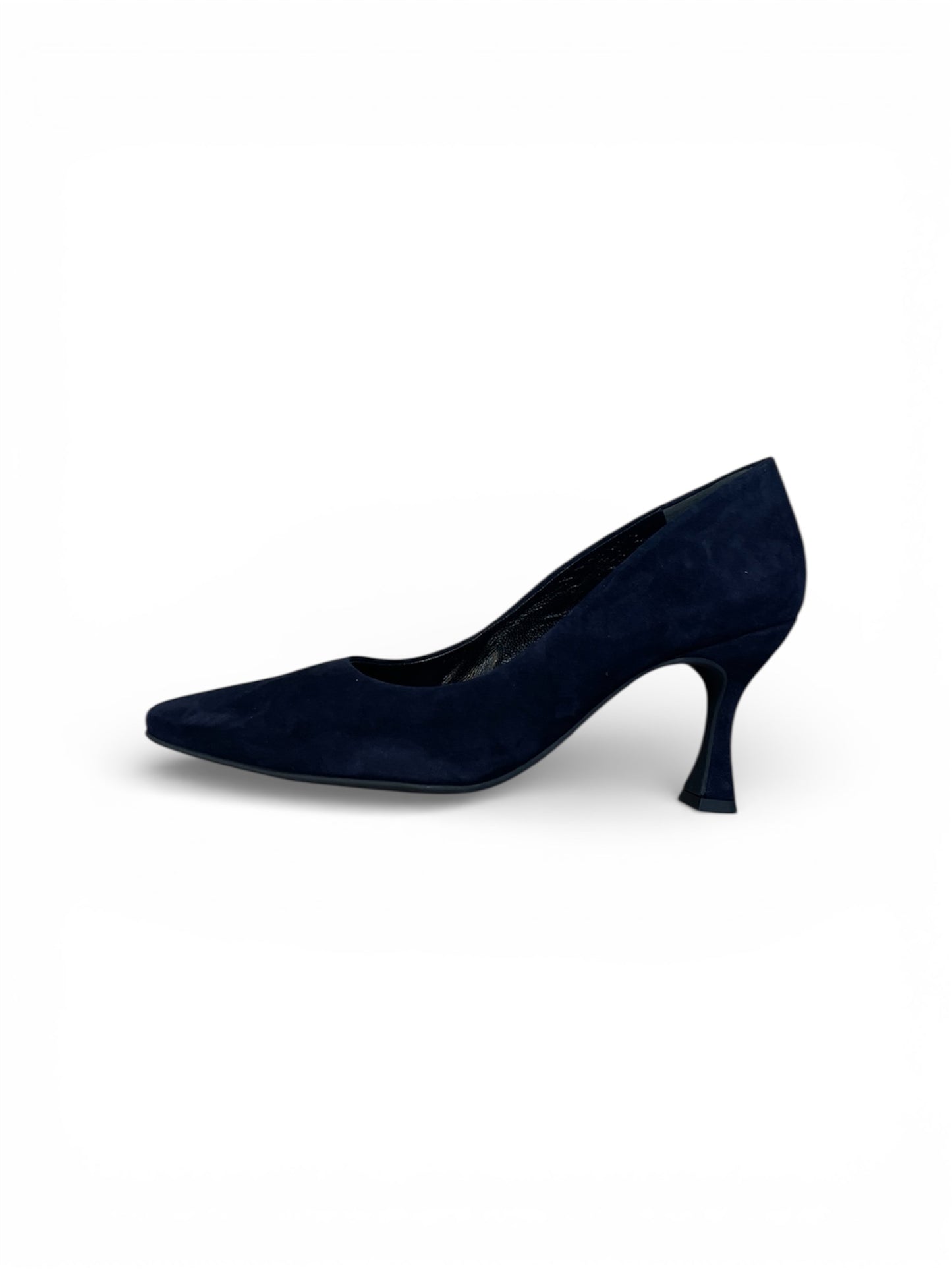 Paul Green navy suede court shoes - Melissakshoes