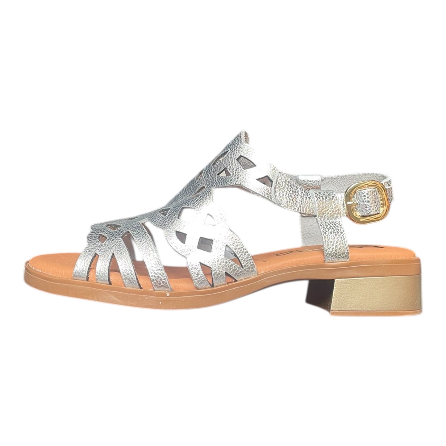 Marila silver leather sandals