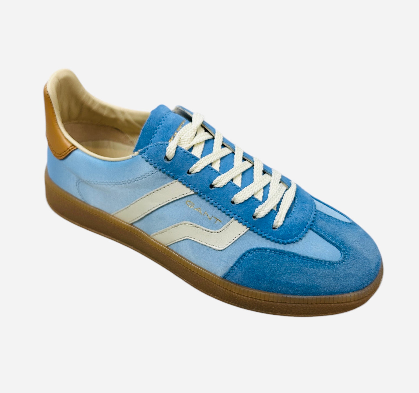 Gant blue suede leather retro sneakers