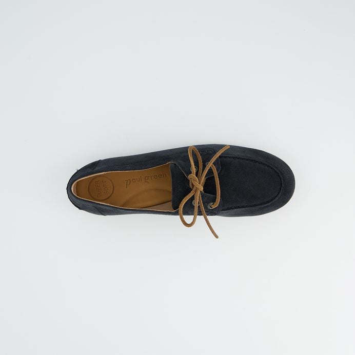 Paul Green navy suede loafers