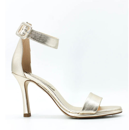 Marian gold leather high heel sandals
