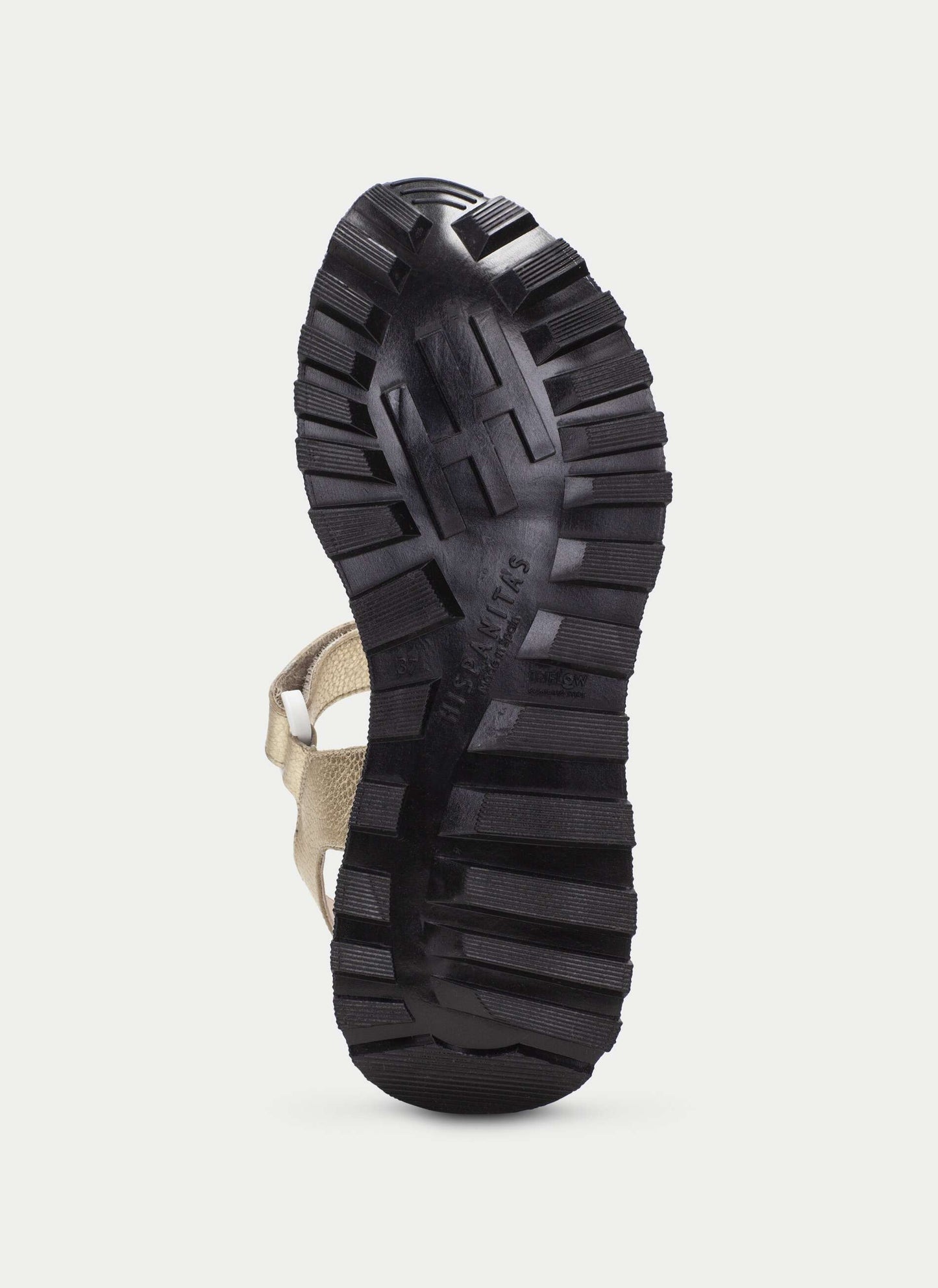 Hispanitas gold leather sandals - Melissakshoes