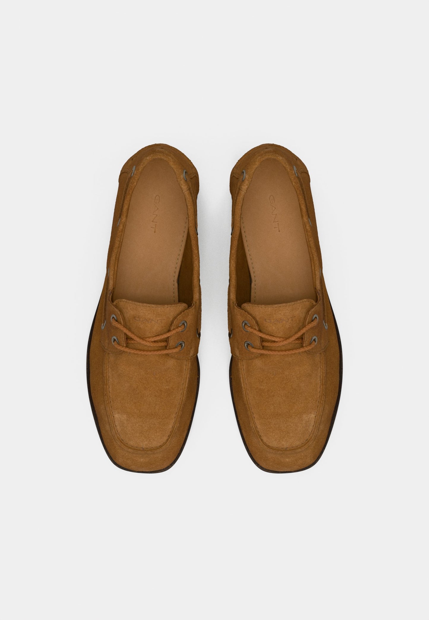 Gant tan suede boat shoes