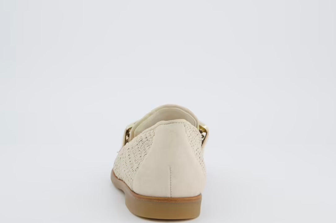 Paul Green beige leather loafers