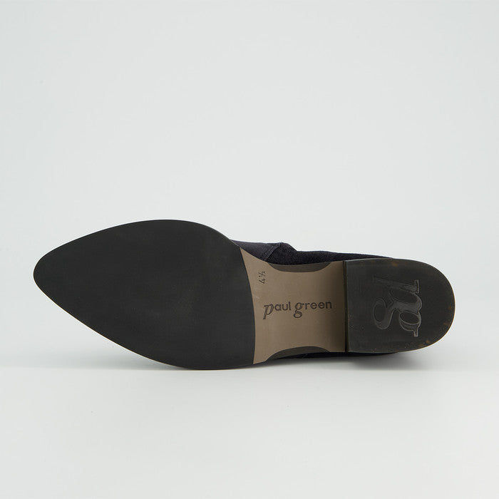 Paul Green navy suede Chelsea ankle boots