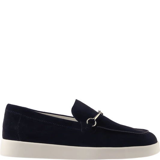 Hōgl navy suede loafers - Melissakshoes