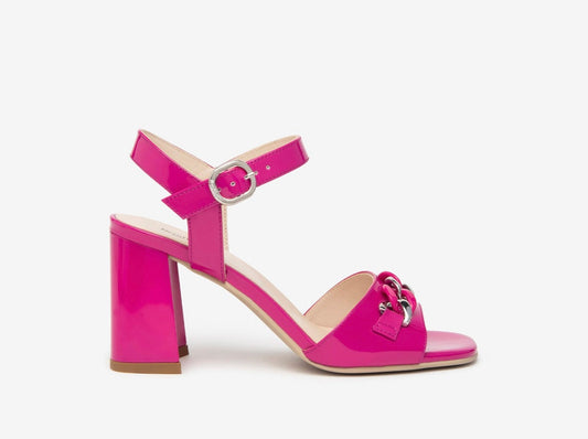 Nerogiardini pink leather sandals