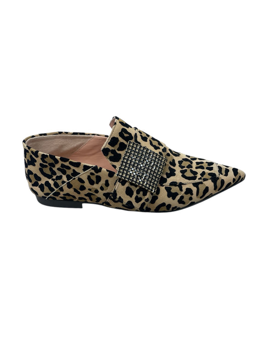 Fratelli Russo leopard print flat shoes