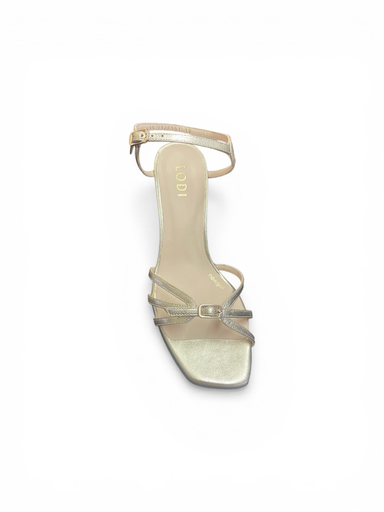 Lodi gold leather sandals - Melissakshoes