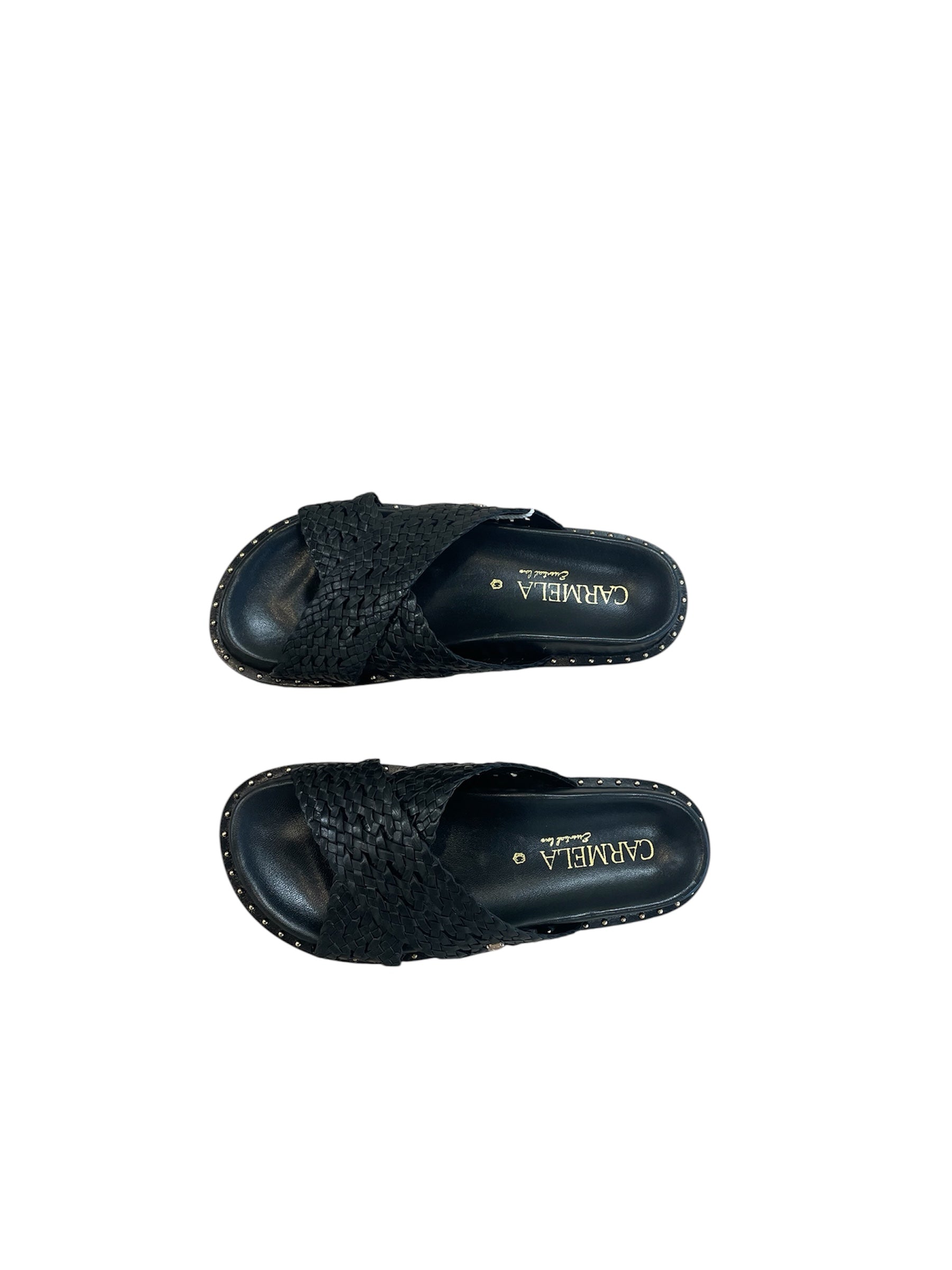 Carmela black leather mules - Melissakshoes