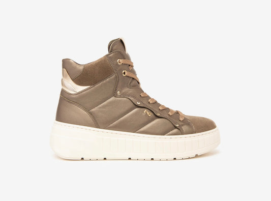 NeroGiardini bronze leather high top