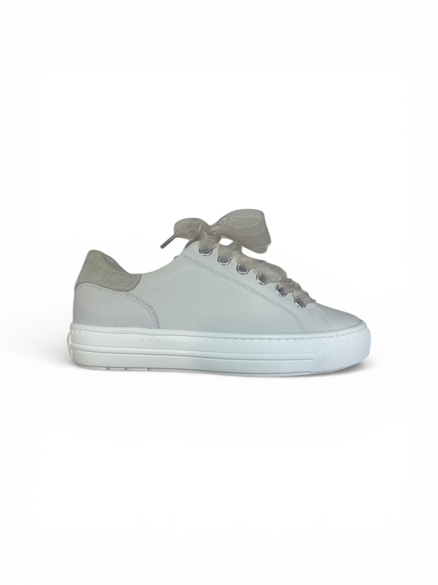Paul Green beige leather sneakers