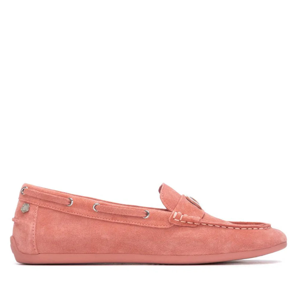 Carmela dusty pink suede loafers - Melissakshoes