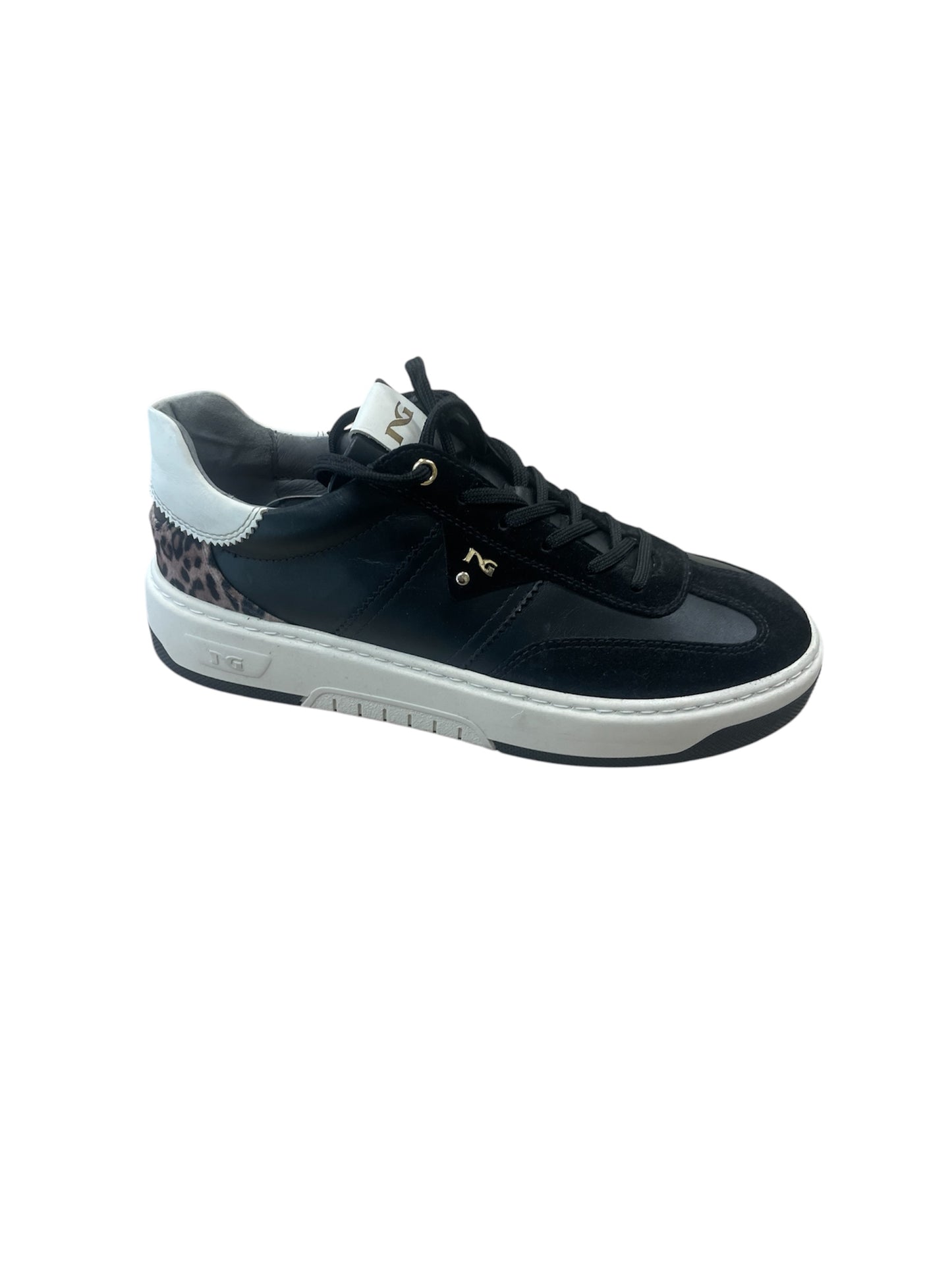 Nerogiardini black leather sneakers