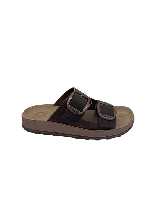 Fantasy sandals taupe leather sandals
