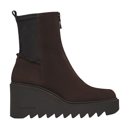 Marco Moreo brown suede ankle boots