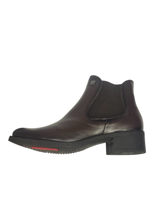Jose Saenz brown leather ankle boots