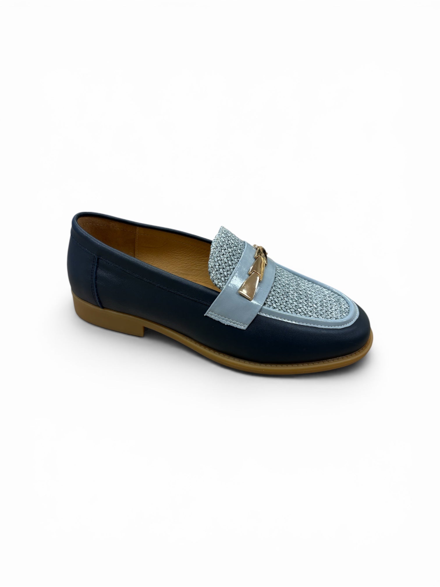 Navy and blue loafers - Melissakshoes