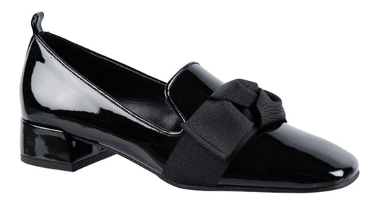 Lodi Belga black patent loafer