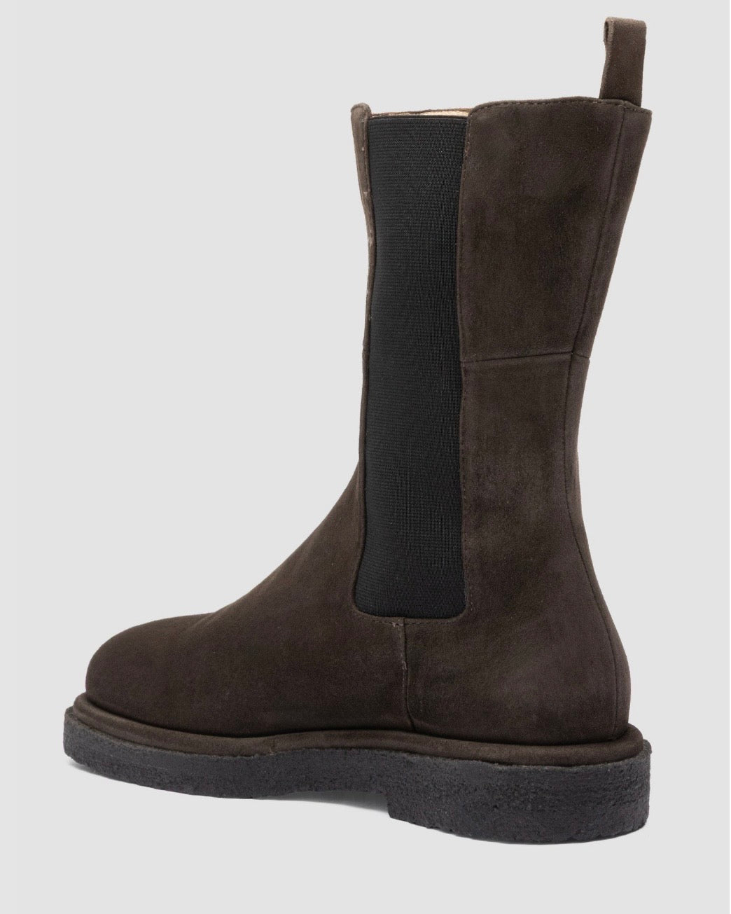 POMME D’OR dusty brown suede Chelsea boots