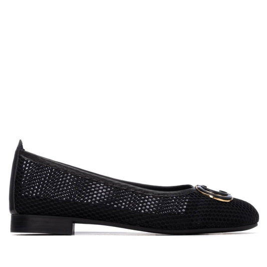 Carmela black mesh ballerinas - Melissakshoes