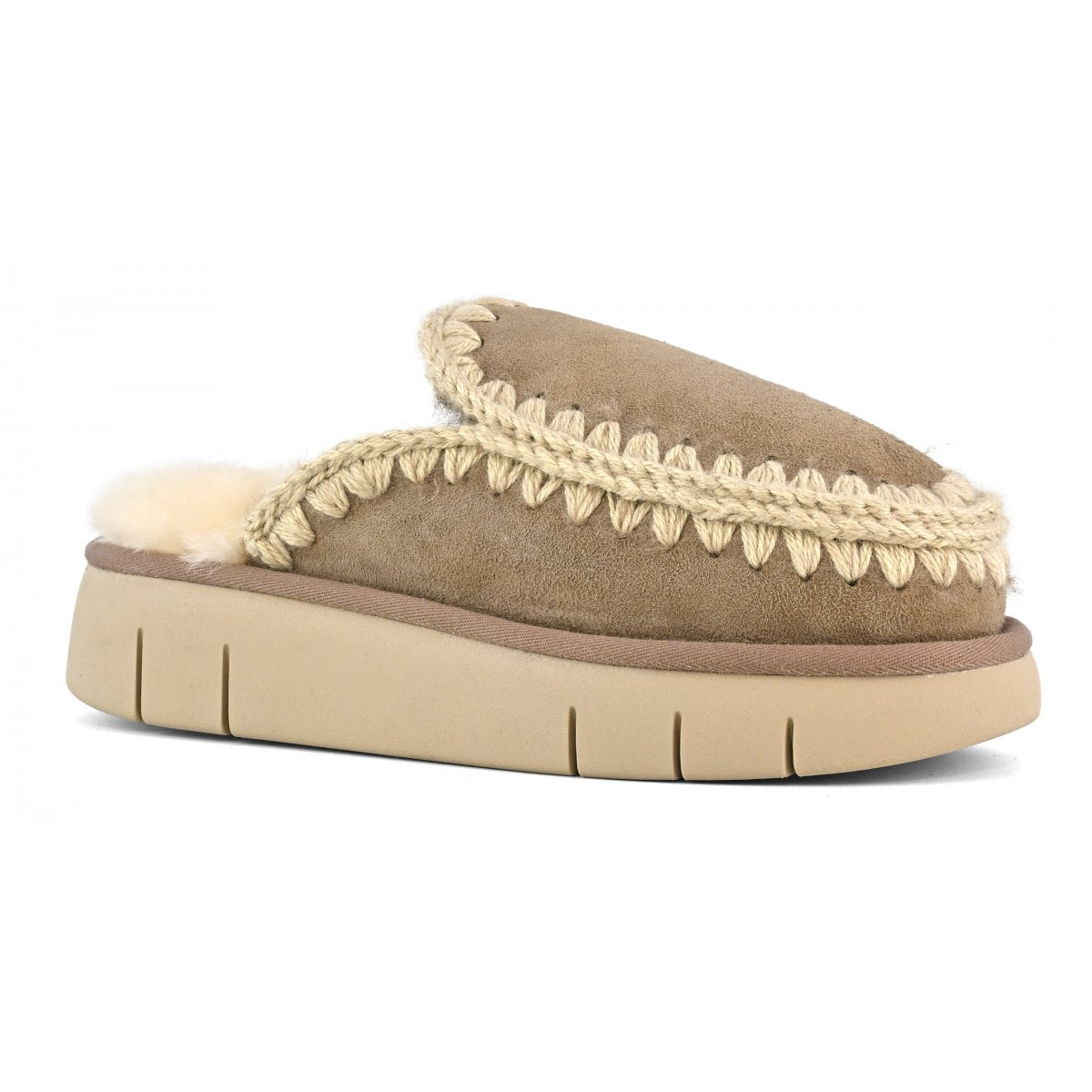 Mou bounce sheepskin slippers
