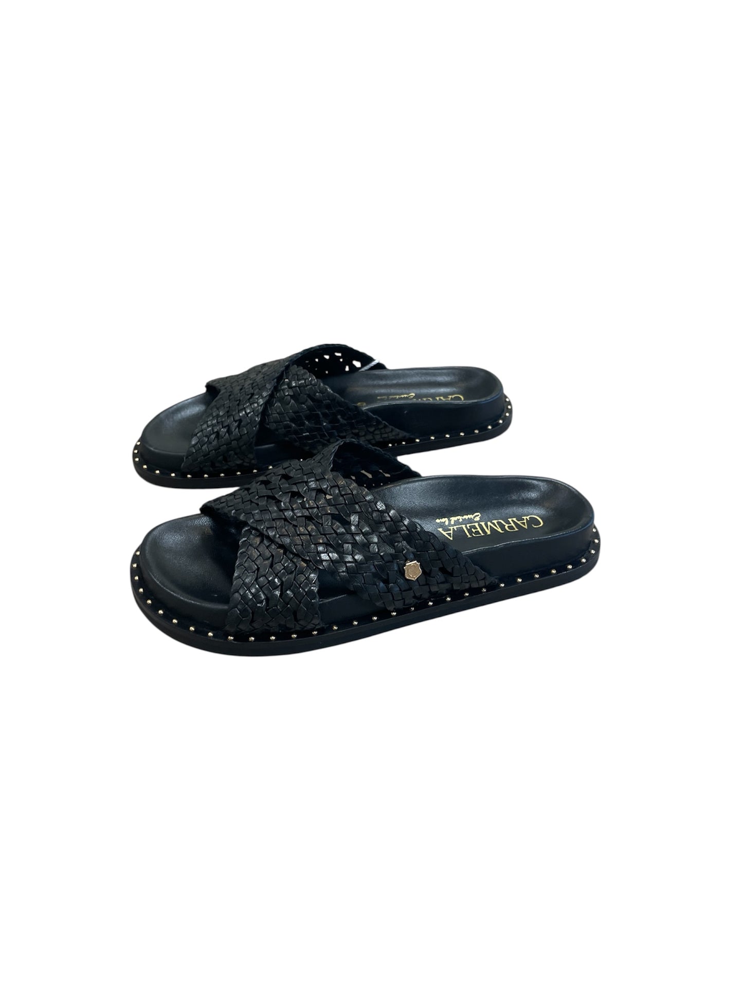 Carmela black leather mules - Melissakshoes
